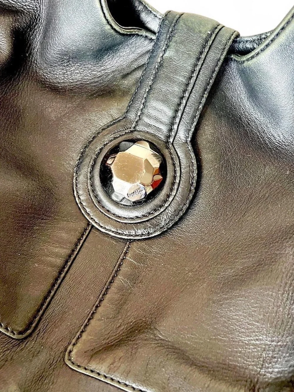 Botkier Vintage Leather Shoulder Satchel Bag